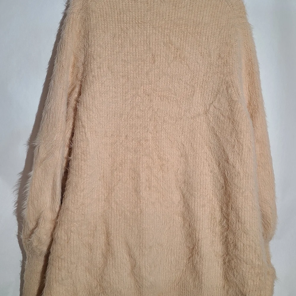 Knitted and knotted cardigan eyelash pocket long cozy sweater - Picture 14 of 16